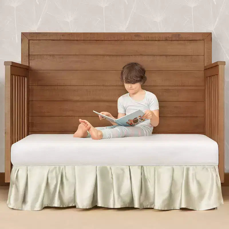 Evolur Breath Flow Plus Air Permeable Crib and Toddler Mattress: 2-Stage, Plush Feel, High-Density Foam, 6-Inch Thickness