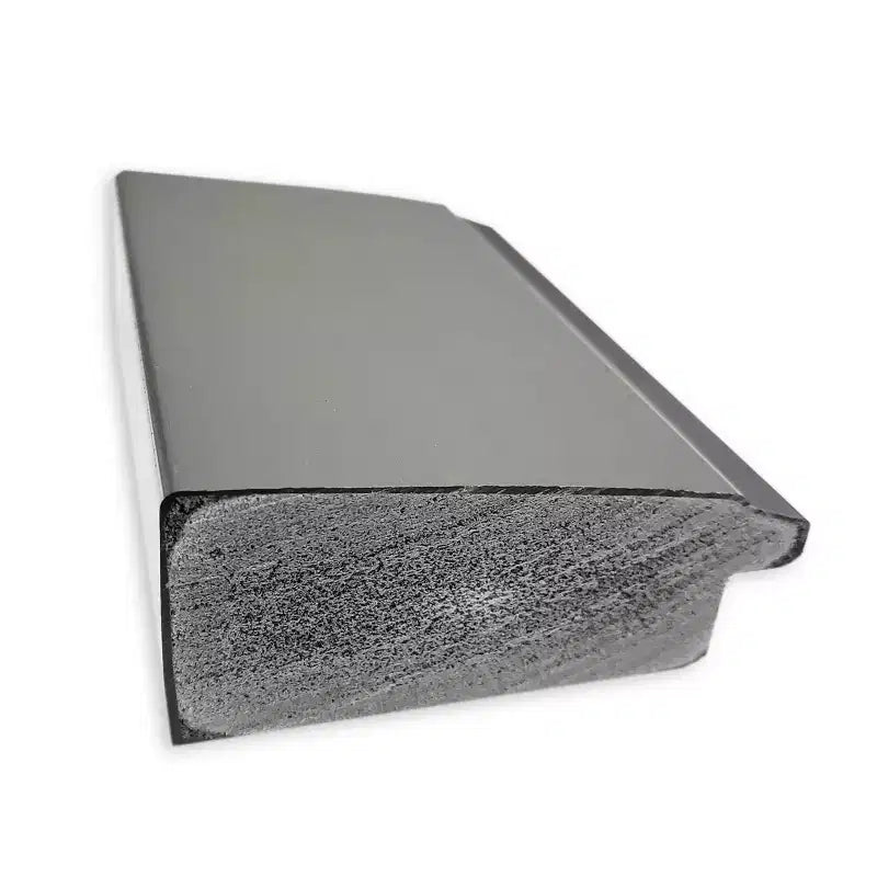 Specchio da terra a tutta lunghezza Amanti Art Vista spazzolato nickel, non smussato, 71x162 cm - Include accessori di montaggio, cornice in polistirene