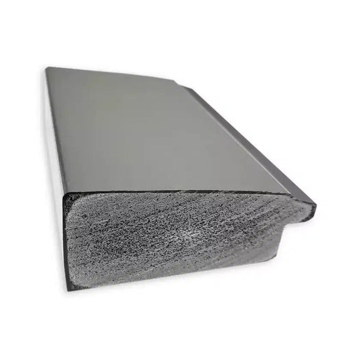 Specchio da terra a tutta lunghezza Amanti Art Vista spazzolato nickel, non smussato, 71x162 cm - Include accessori di montaggio, cornice in polistirene