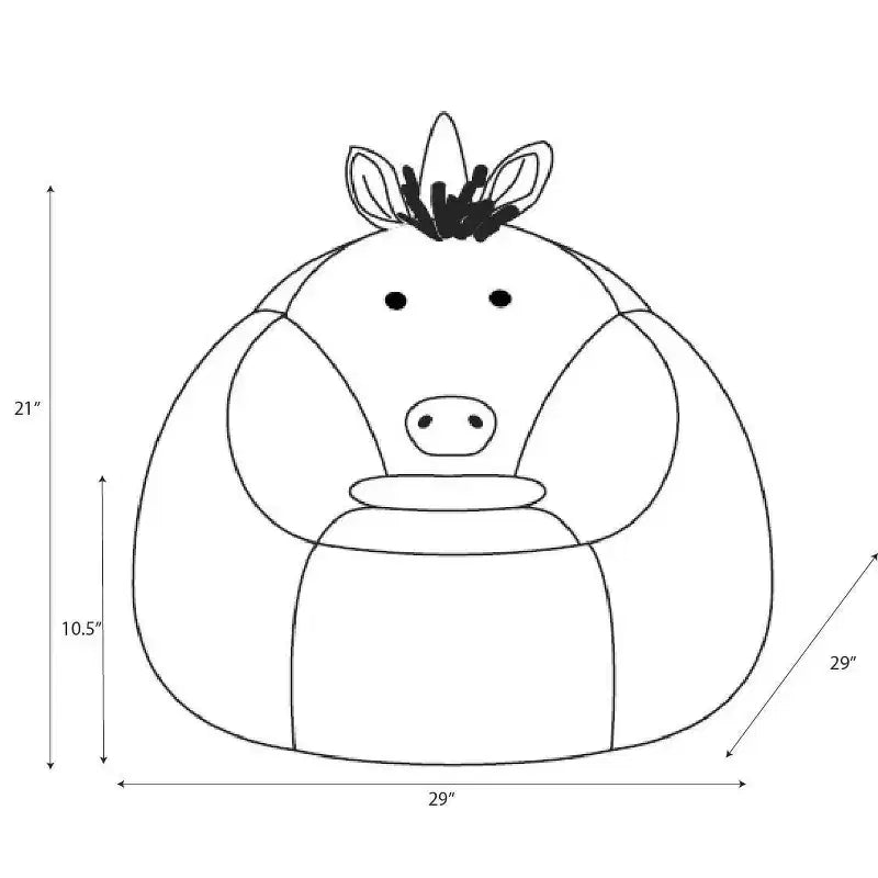 Unicorn Kids' Bean Bag Chair - Pillowfort™