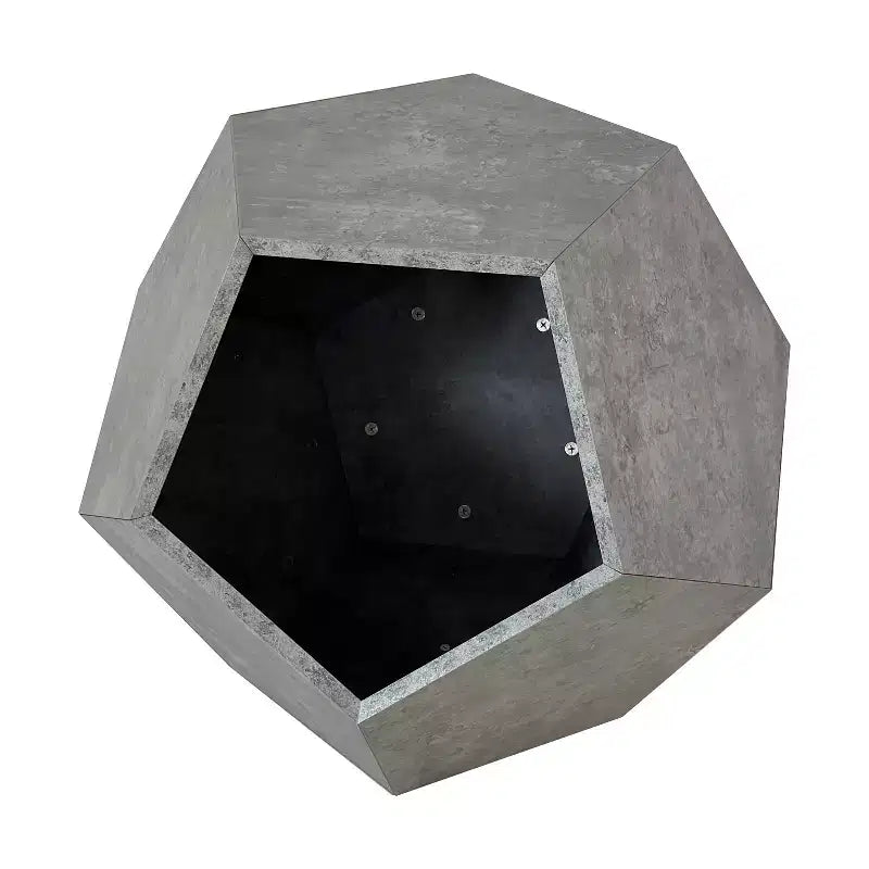 Okak Cats House Side Table for Coffee Cupboard Pet Crate Nightstand 26 Shaped MDF Multi-Purpose End Table Pet Bed Furniture