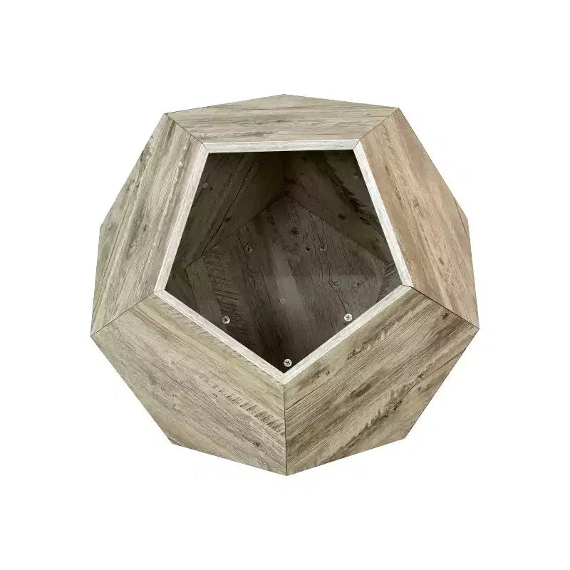 Okak Cats House Side Table for Coffee Cupboard Pet Crate Nightstand 26 Shaped MDF Multi-Purpose End Table Pet Bed Furniture