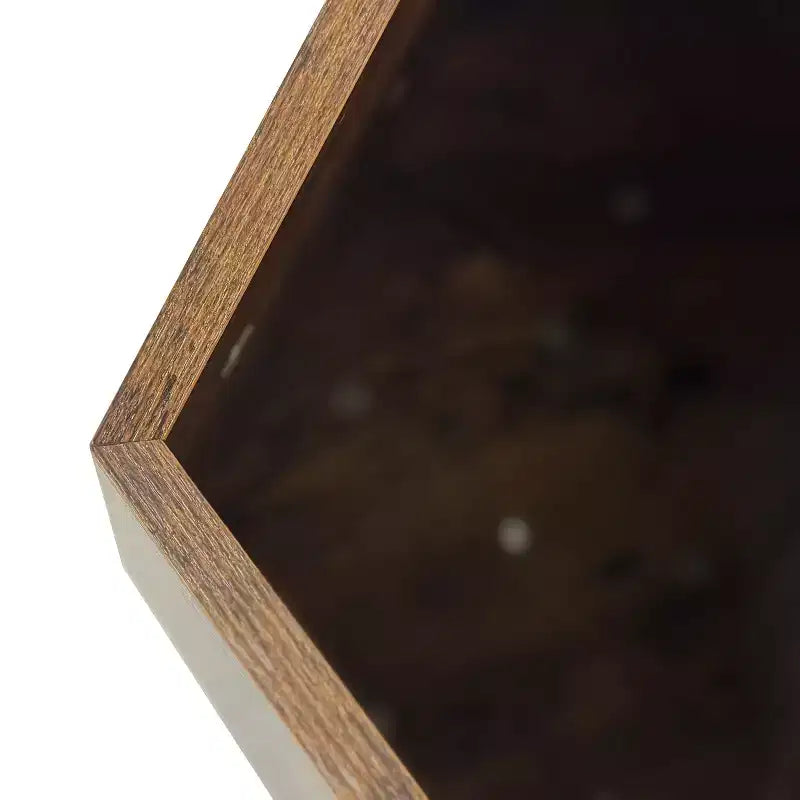 Okak Cats House Side Table for Coffee Cupboard Pet Crate Nightstand 26 Shaped MDF Multi-Purpose End Table Pet Bed Furniture