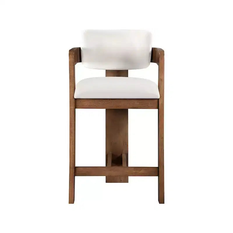 Meridian Furniture,Sacha Cream Velvet Stool