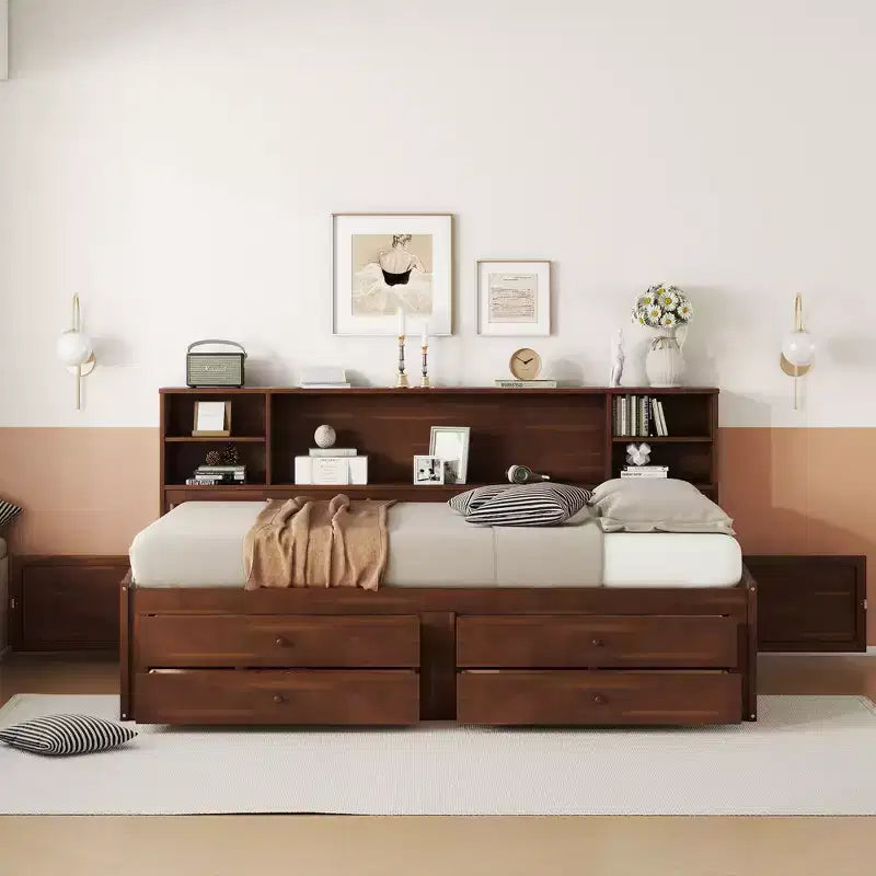 MAYEERTY Electric Bed - Full Size with Remote Control for Incline