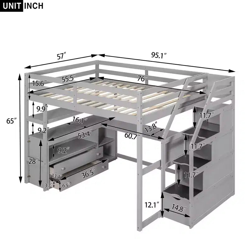 MAYEERTY Electric Bed - Full Size with Remote Control for Incline