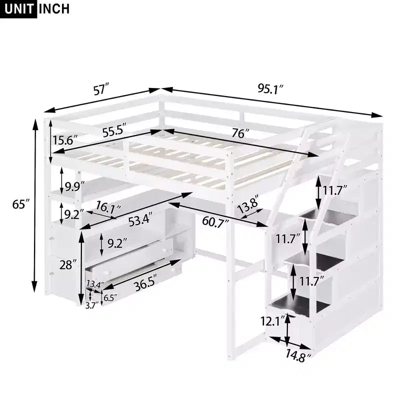 MAYEERTY Electric Bed - Full Size with Remote Control for Incline