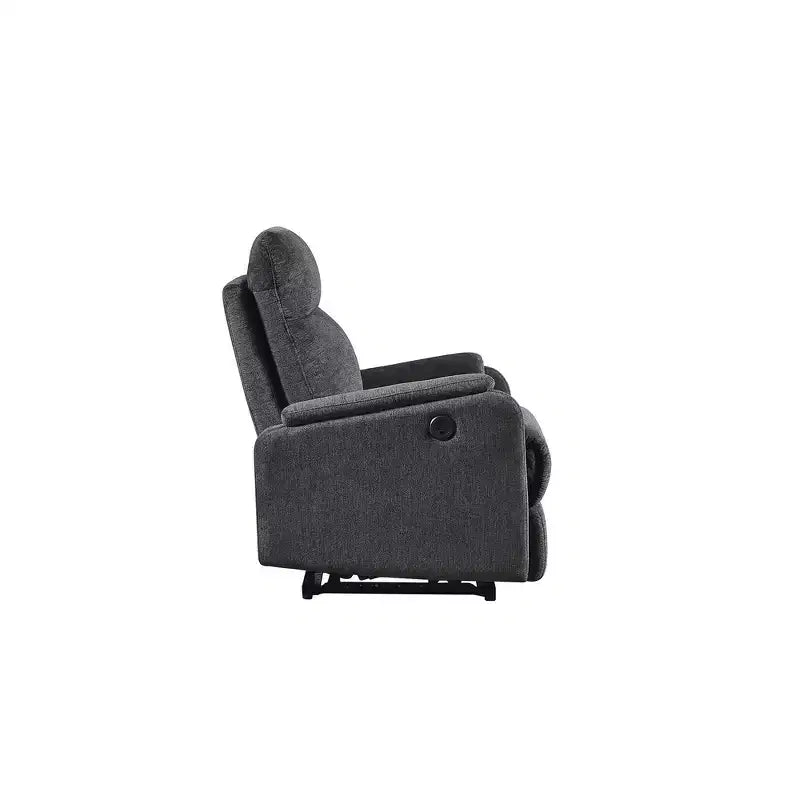 Whisen Power Recliner Chair with USB Ports, Easy-Clean, Space-Saving & Head-Support Design