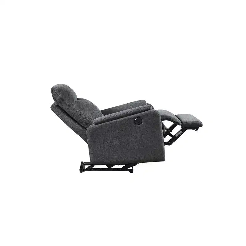 Whisen Power Recliner Chair with USB Ports, Easy-Clean, Space-Saving & Head-Support Design