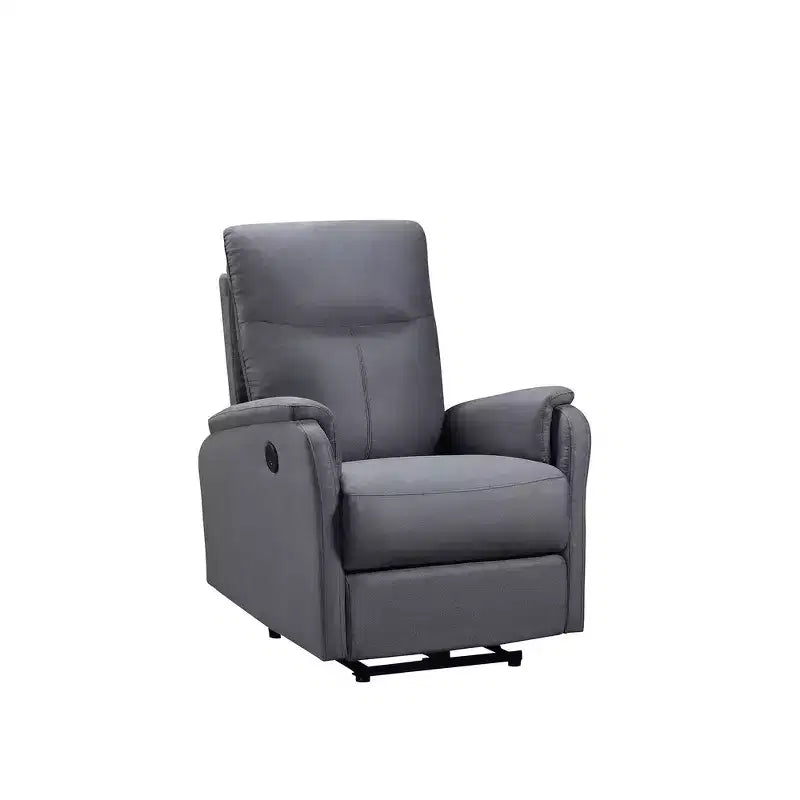 Whisen Power Recliner Chair with USB Ports, Easy-Clean, Space-Saving & Head-Support Design