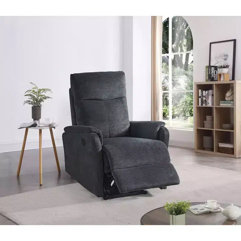 Whisen Power Recliner Chair with USB Ports, Easy-Clean, Space-Saving & Head-Support Design