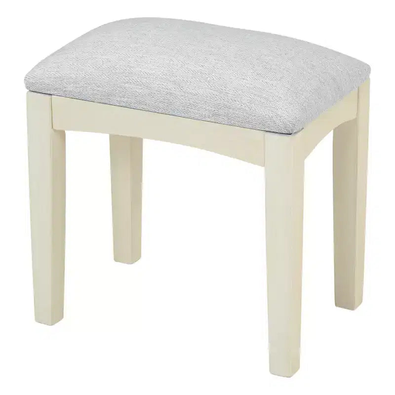 ModernLuxe Makeup Vanity Desk with Flip-Top Mirror, Stool, Drawer & Cabinet, White Vanity Table Dressing Table Multi-Functional Computer Writing Desk
