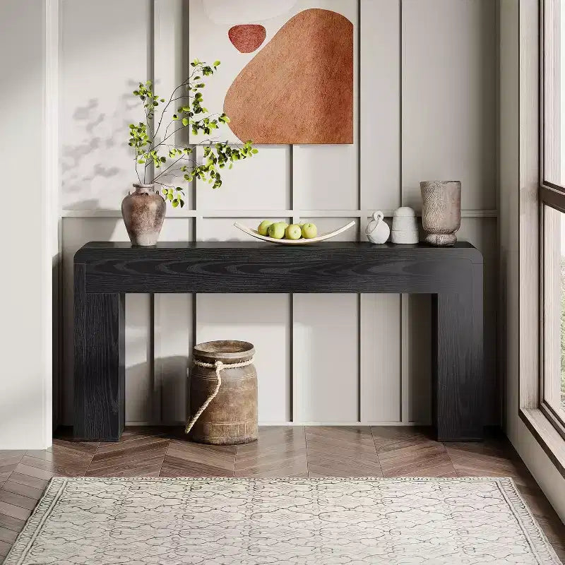 70.9-Inch Extra Long Console Table,Wooden Sofa Table Behind Couch, Farmhouse Entryway Console for Living Room, Hallway, Foyer