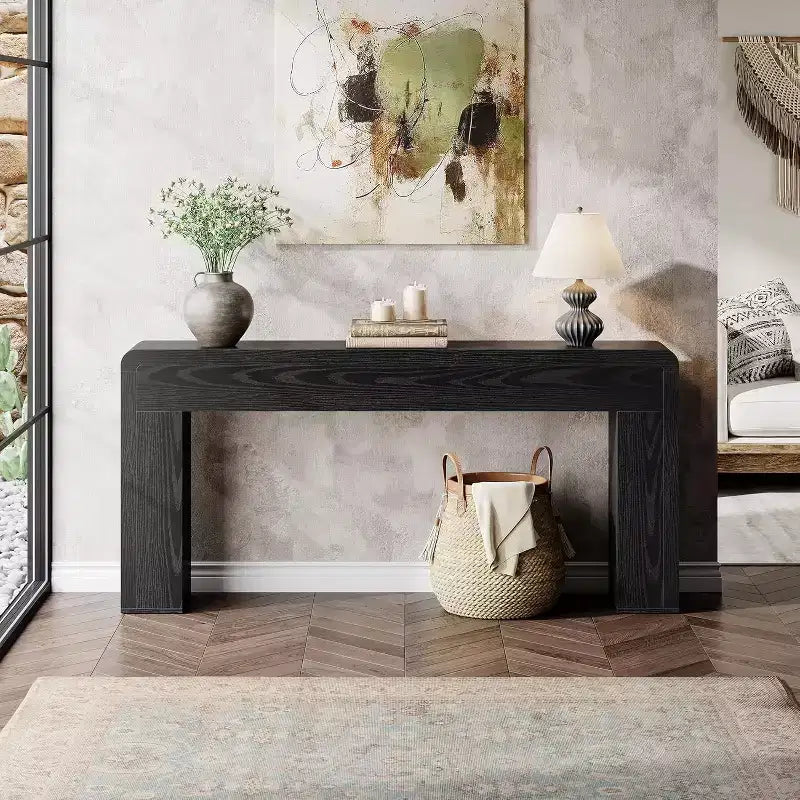 70.9-Inch Extra Long Console Table,Wooden Sofa Table Behind Couch, Farmhouse Entryway Console for Living Room, Hallway, Foyer