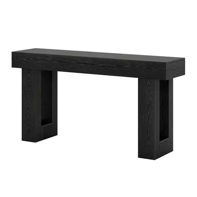 MAYEERTY Console Table with Lower Storage Shelf for Decor & Vases