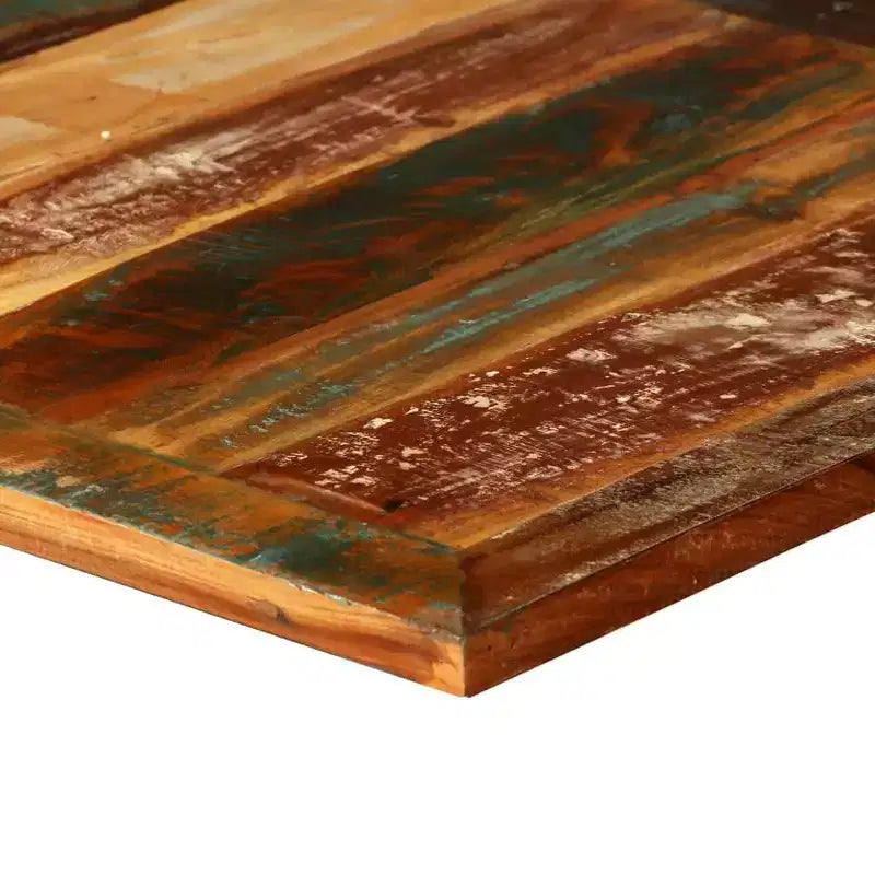 vidaXL Dining Table Multicolored Reclaimed Wood Large Industrial