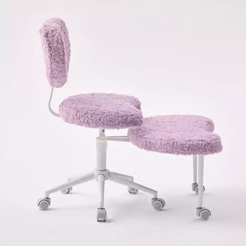 GDFStudio Hazlitt Ergonomic Cross-Legged Adjustable Height Swivel Chair with Wheels