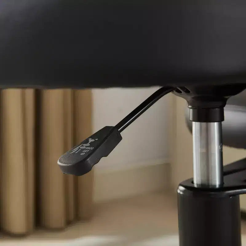 GDFStudio Hazlitt Ergonomic Cross-Legged Adjustable Height Swivel Chair with Wheels