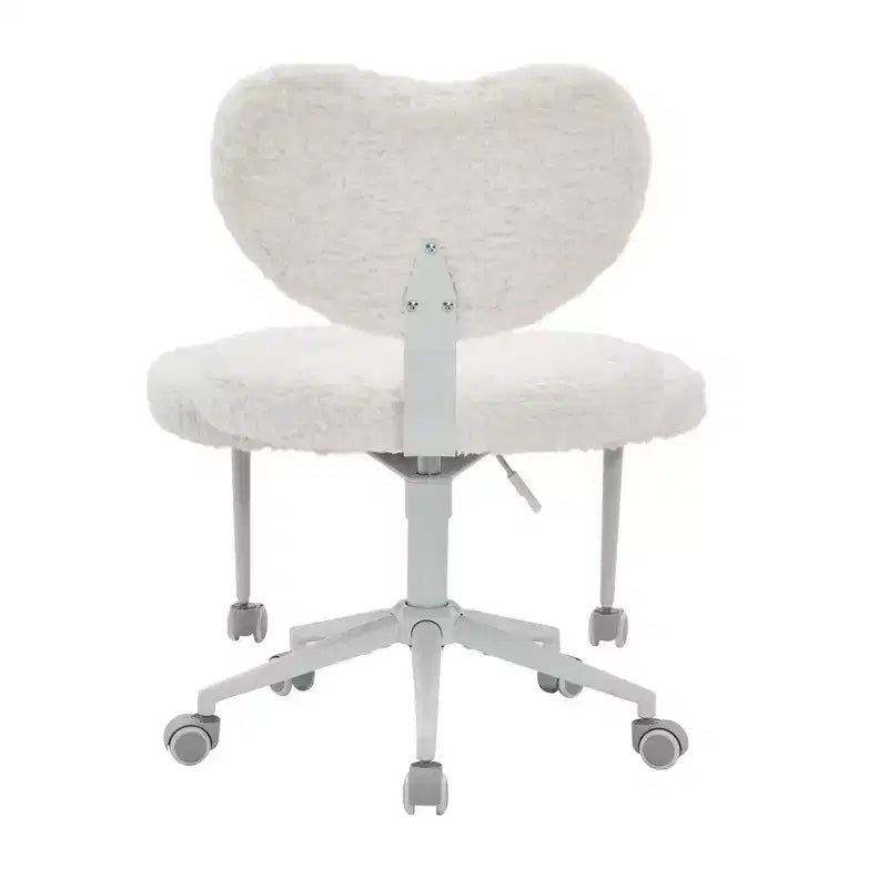 GDFStudio Hazlitt Ergonomic Cross-Legged Adjustable Height Swivel Chair with Wheels