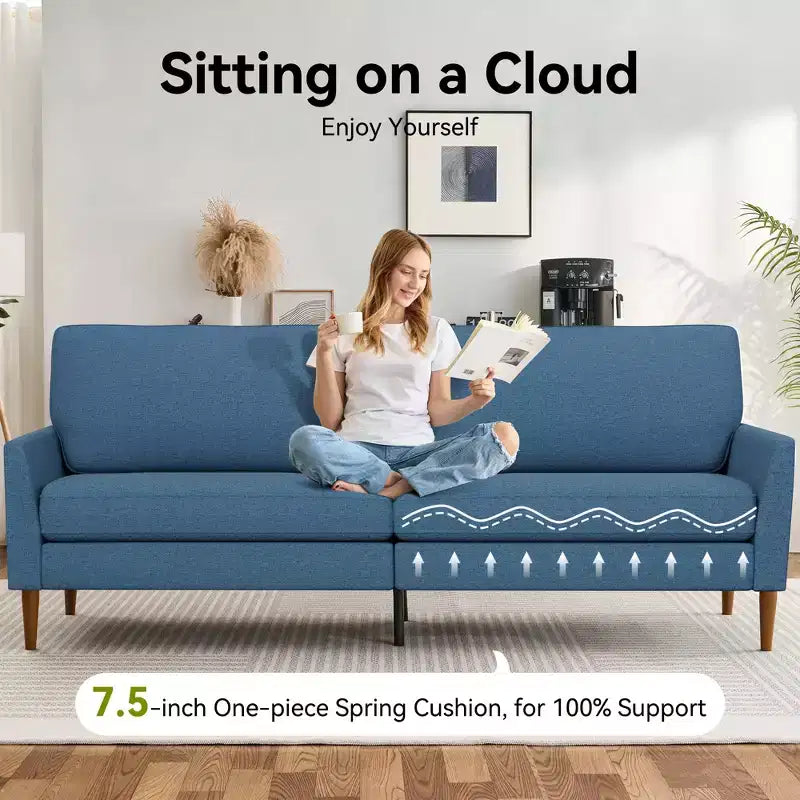 Dyonery 88 Loveseat Sofa, Comfy Couches for Living Room, Modern Oversized Love Seat Sofa, Tool-Free Setup Large Couches for Bedroom Office