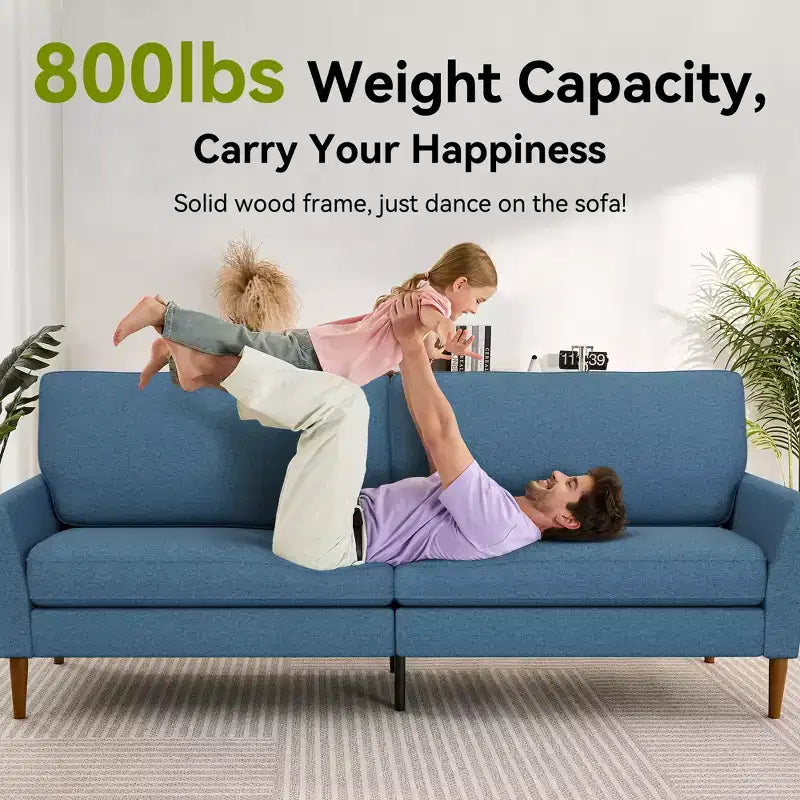 Dyonery 88 Loveseat Sofa, Comfy Couches for Living Room, Modern Oversized Love Seat Sofa, Tool-Free Setup Large Couches for Bedroom Office