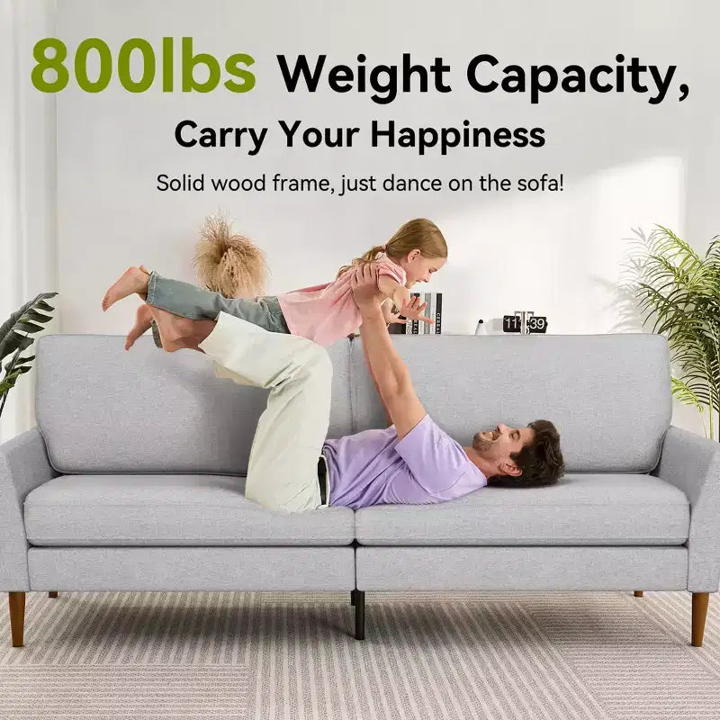 Dyonery 88 Loveseat Sofa, Comfy Couches for Living Room, Modern Oversized Love Seat Sofa, Tool-Free Setup Large Couches for Bedroom Office