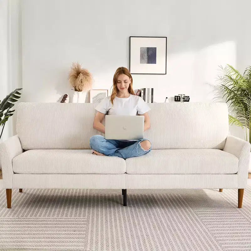 Dyonery 88 Loveseat Sofa, Comfy Couches for Living Room, Modern Oversized Love Seat Sofa, Tool-Free Setup Large Couches for Bedroom Office