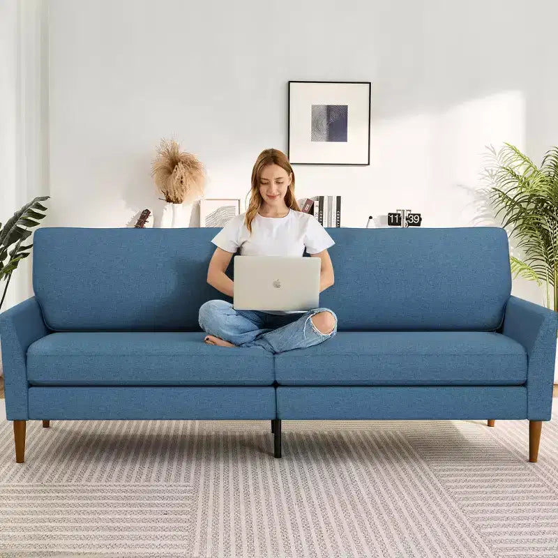 Dyonery 88 Loveseat Sofa, Comfy Couches for Living Room, Modern Oversized Love Seat Sofa, Tool-Free Setup Large Couches for Bedroom Office