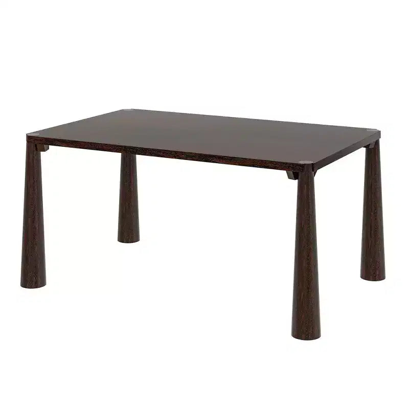 Whisen 7-Piece Retro Dining Set with Upholstered Chairs