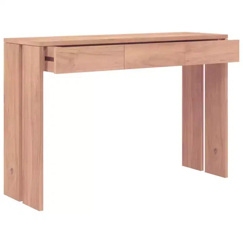 vidaXL Console Table 43.3x13.8x29.5 Solid Teak Wood