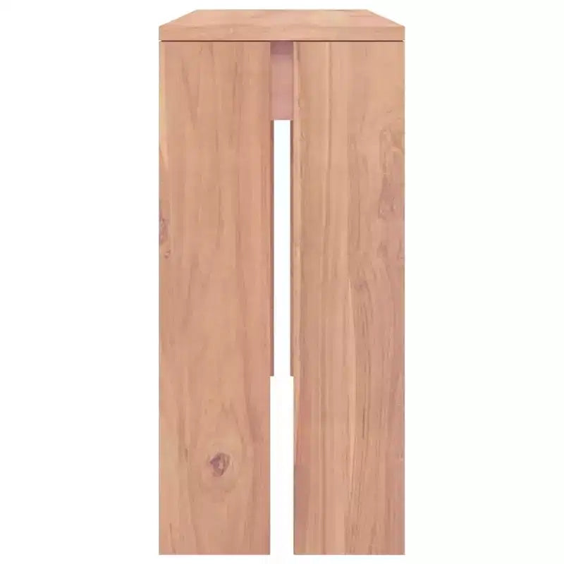 vidaXL Console Table 43.3x13.8x29.5 Solid Teak Wood