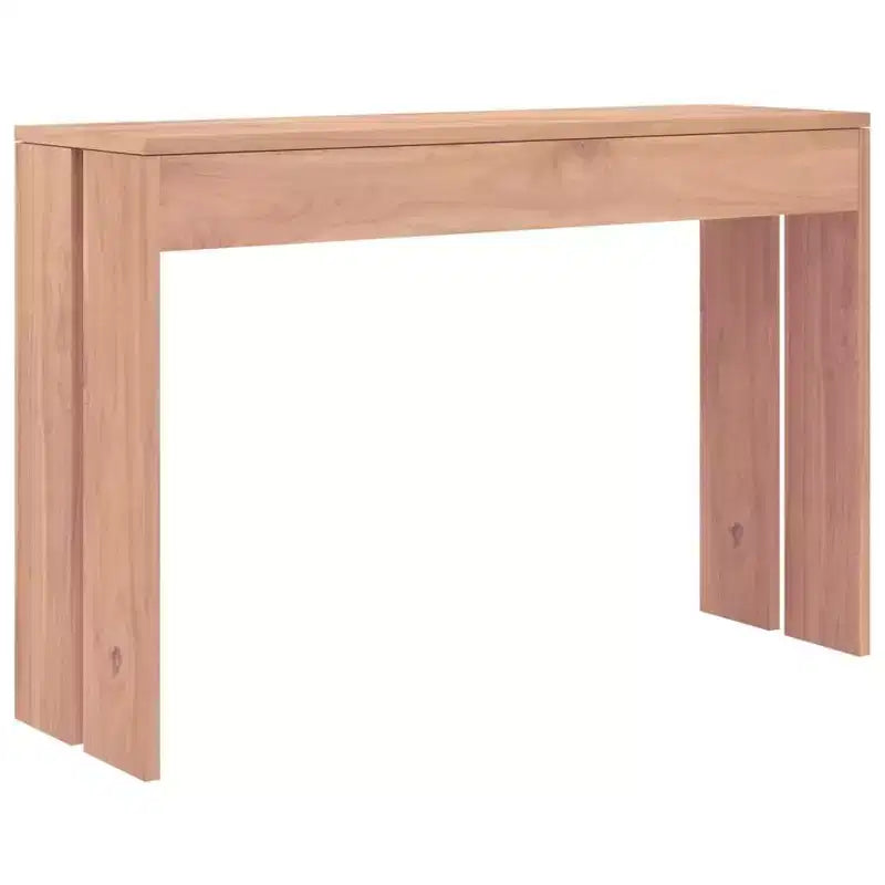 vidaXL Console Table 43.3x13.8x29.5 Solid Teak Wood