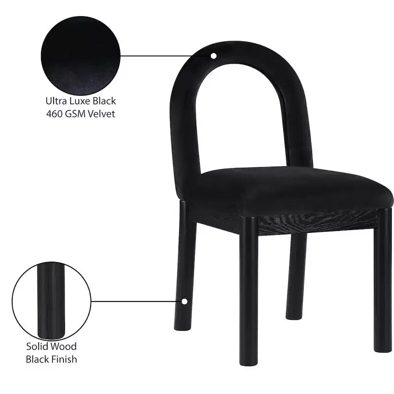 Meridian Furniture,Conrad Velvet Dining Chair