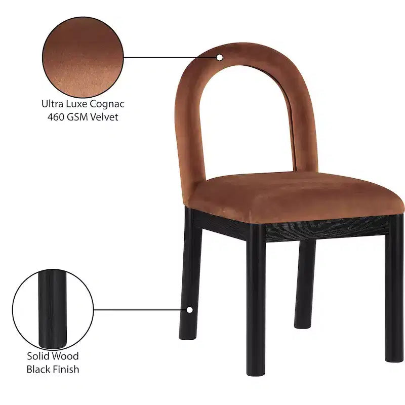 Meridian Furniture,Conrad Velvet Dining Chair