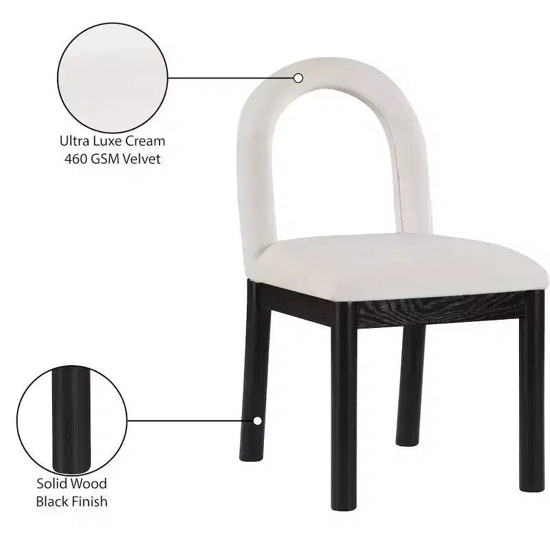 Meridian Furniture,Conrad Velvet Dining Chair