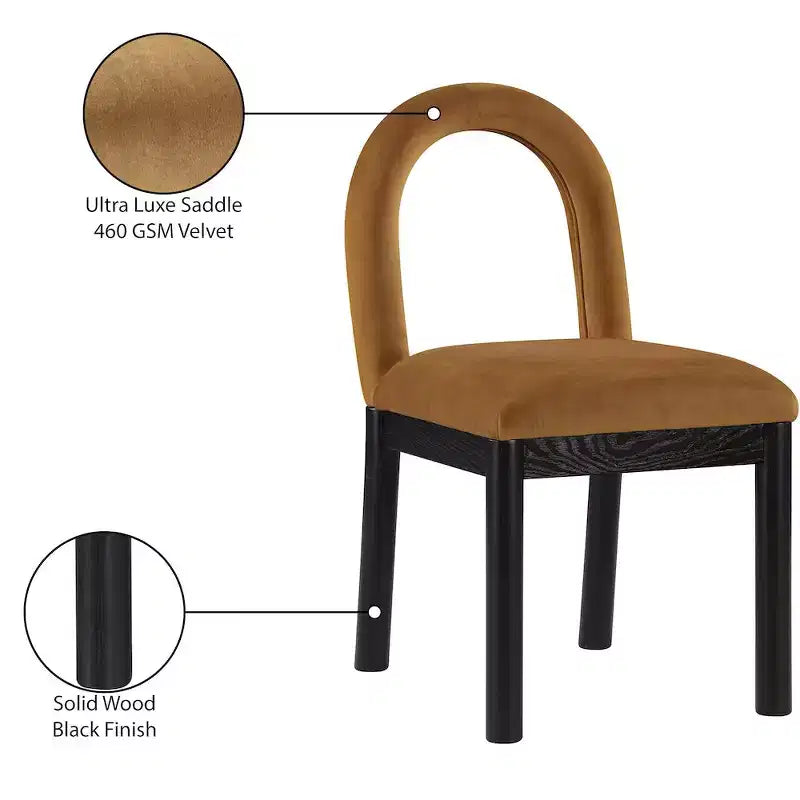 Meridian Furniture,Conrad Velvet Dining Chair