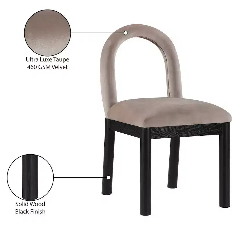 Meridian Furniture,Conrad Velvet Dining Chair