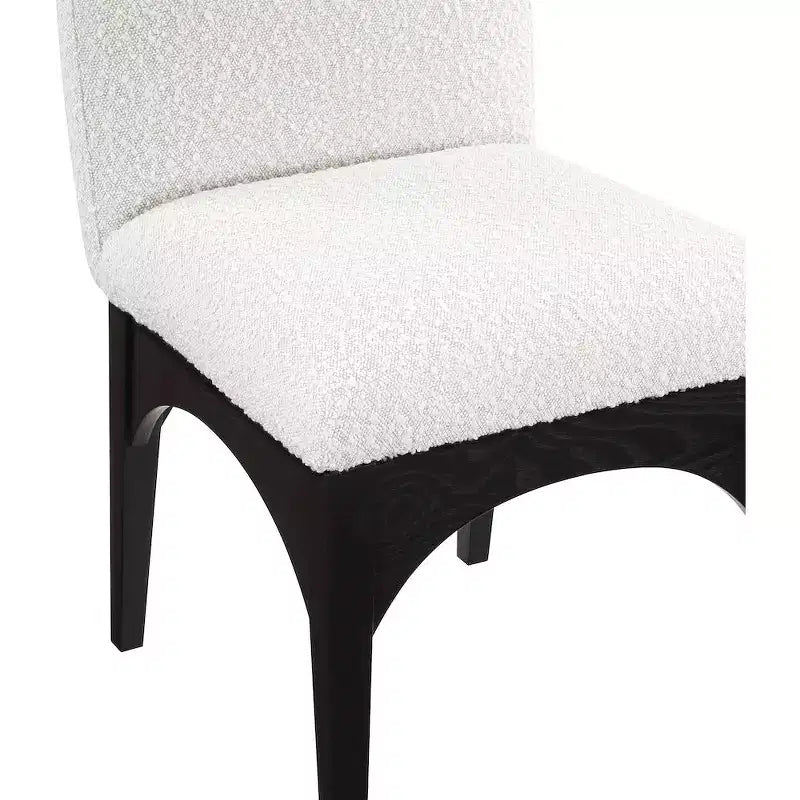 Meridian Furniture,Waldorf Boucle Fabric Dining Chair
