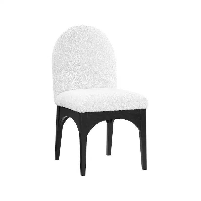 Meridian Furniture,Waldorf Boucle Fabric Dining Chair