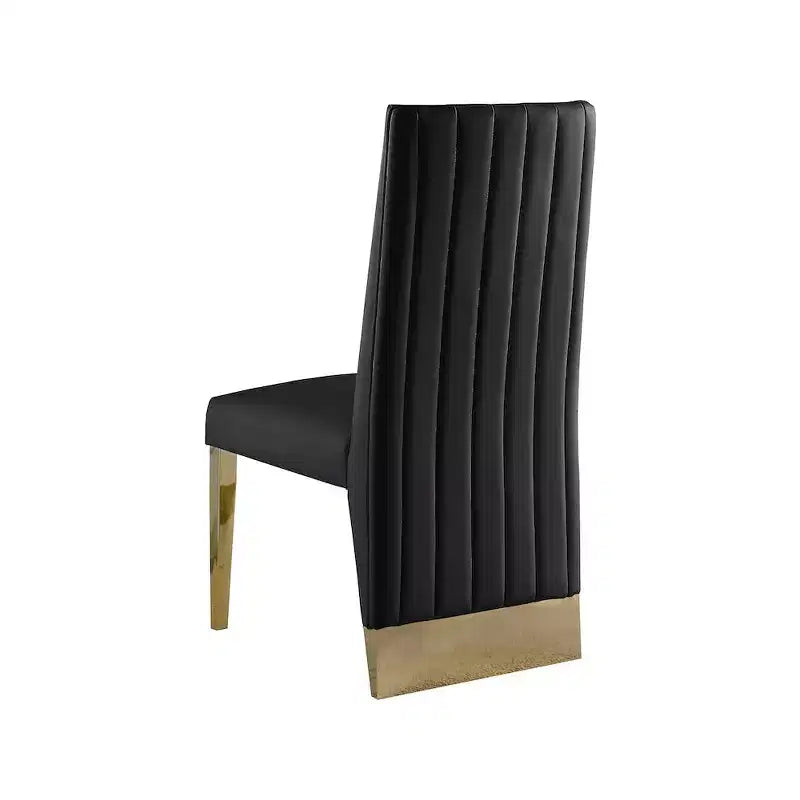 Meridian Furniture,PorshaVegan Leather Dining Chair, Set of 2