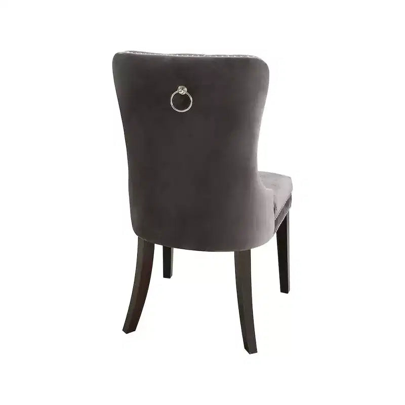 Meridian Furniture,Nikki Velvet Dining Chair, Set of 2