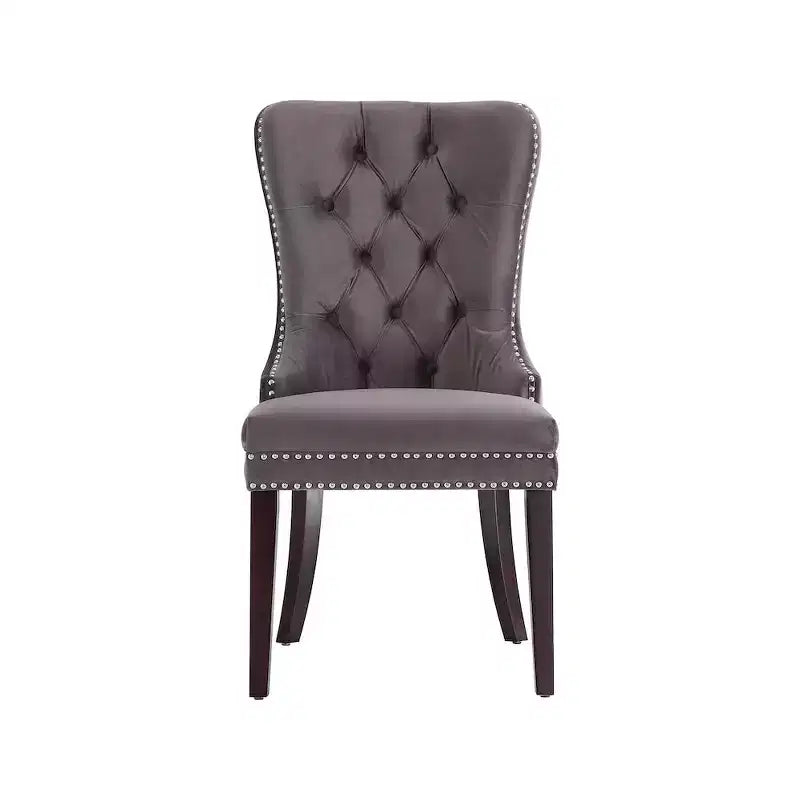 Meridian Furniture,Nikki Velvet Dining Chair, Set of 2