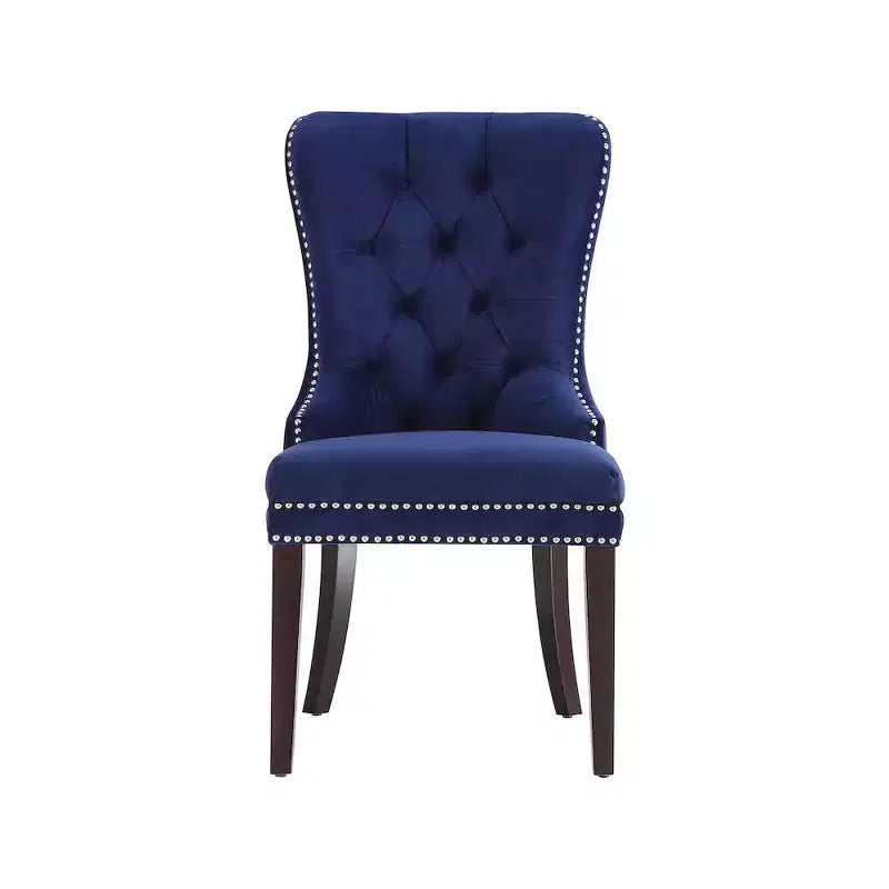 Meridian Furniture,Nikki Velvet Dining Chair, Set of 2