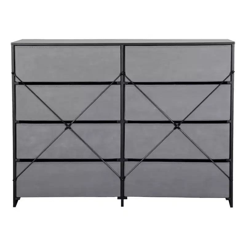 Techni Home,8-Drawer Dresser with Large Fabric Drawers