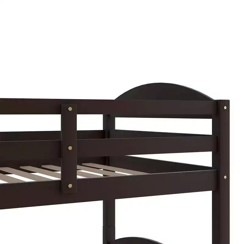 Twin L-Shaped Bunk bed with Trundle-White