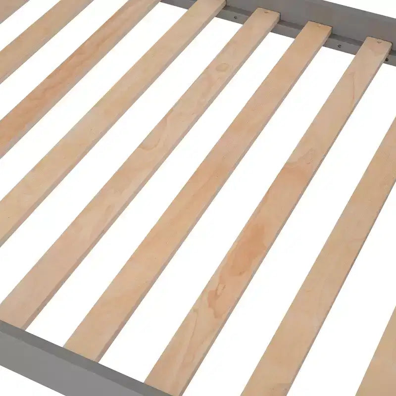 Stairway Twin-Over-Twin Bunk Bed with Storage and Guard Rail for Bedroom, Dorm, White color