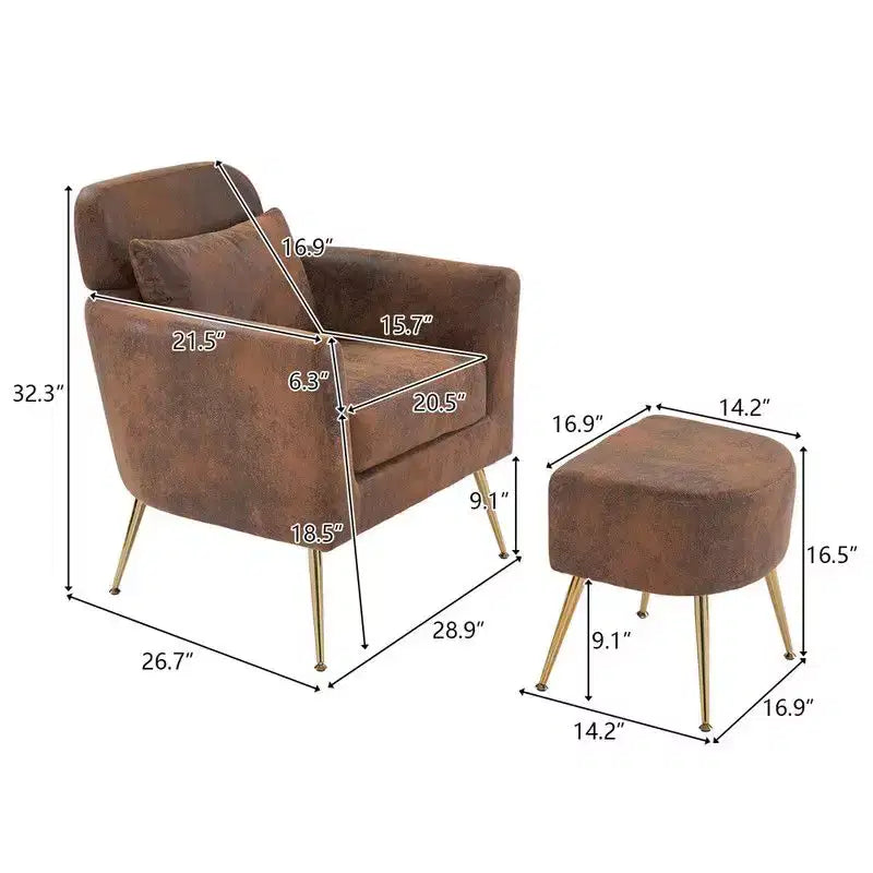 Karl Home Solid Wood Armchair