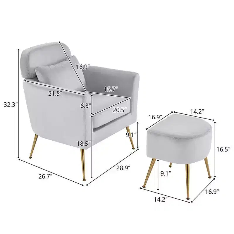 Karl Home Solid Wood Armchair