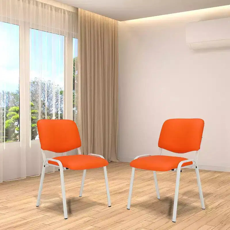 Karl Home 5 Pcs Waiting Room Chairs Stackable Chairs
