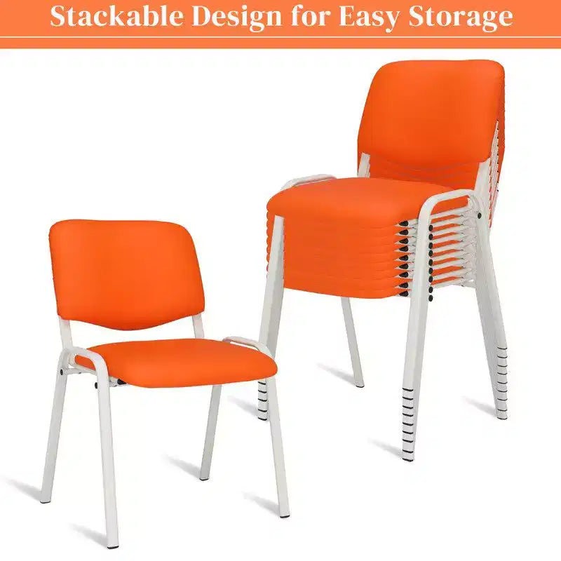 Karl Home 5 Pcs Waiting Room Chairs Stackable Chairs